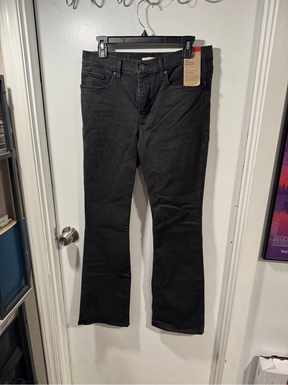Levi's 315 Shaping Bootcut Jeans in Black